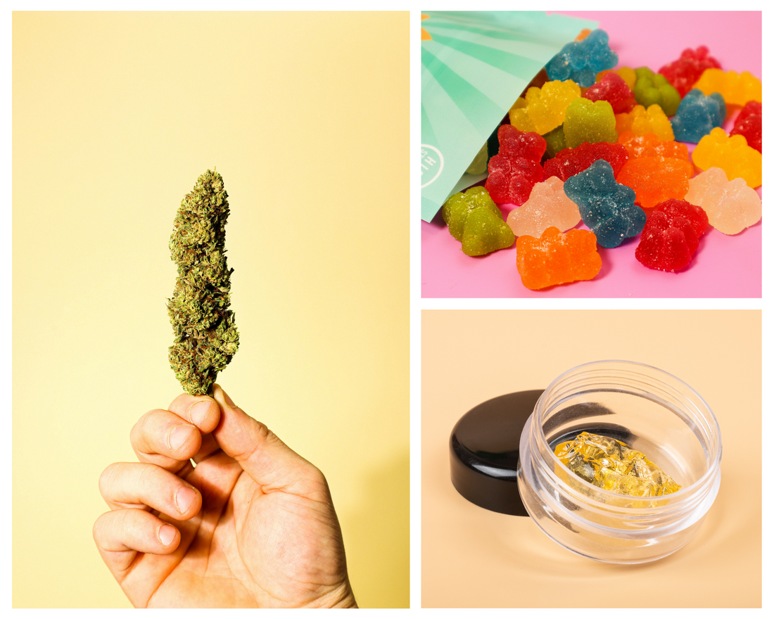 Cannabis flower, edibles, concentrates