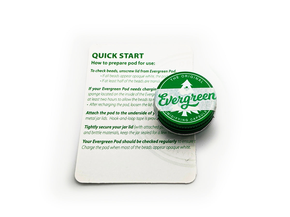 Evergreen Pod with instructions